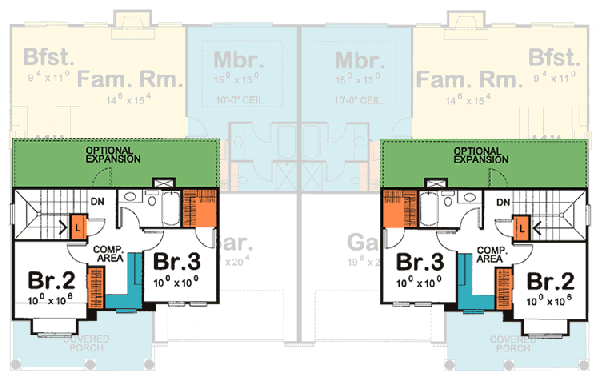 Upper/Second Floor Plan: 10-1097