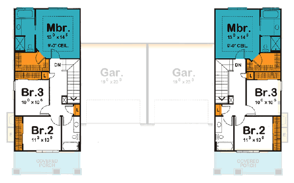 Upper/Second Floor Plan: 10-1101