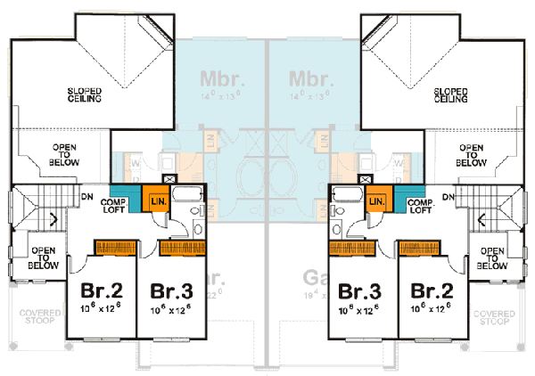 Upper/Second Floor Plan: 10-1102