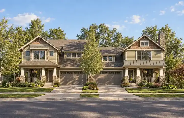 Craftsman house plans 10-1107 - front exterior, 3,136 sq ft, 6 bed, 4 bath house plans | Monster House Plans