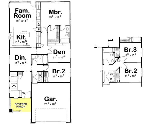 Main Floor Plan: 10-1110