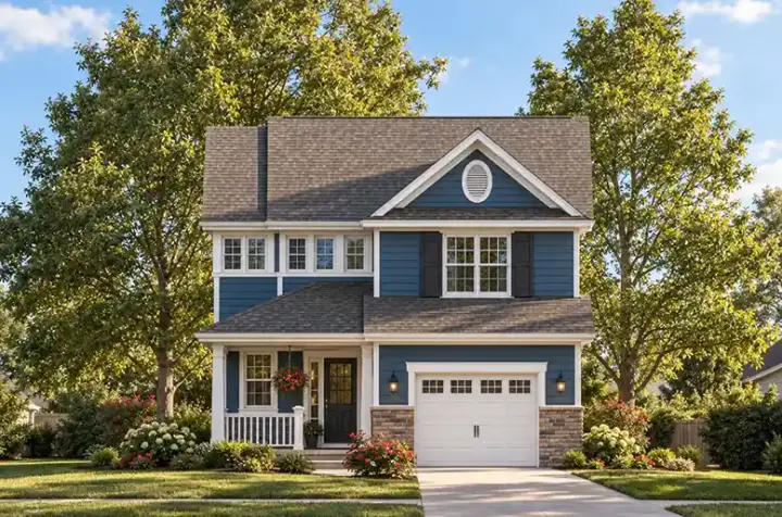 Traditional house plans 10-1111 - front exterior, 1,540 sq ft, 3 bed, 2 bath house plans | Monster House Plans