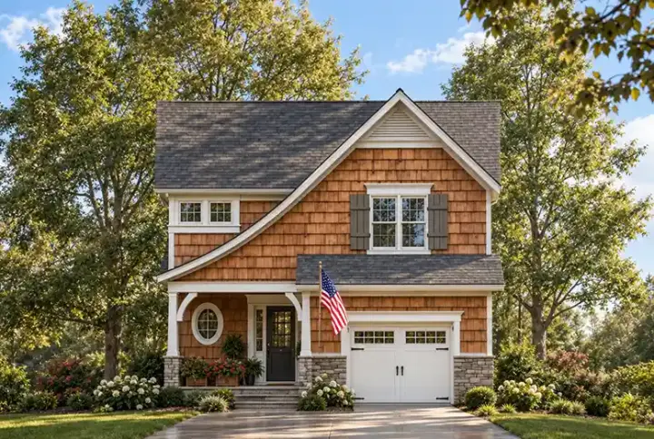 French Country house plans 10-1114 - front exterior, 1,540 sq ft, 3 bed, 2 bath house plans | Monster House Plans