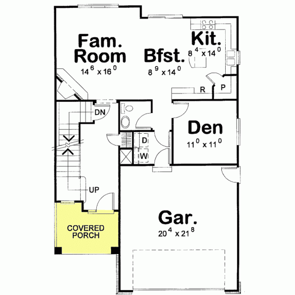 Main Floor Plan: 10-1116