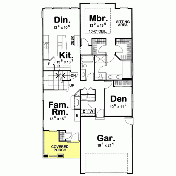 Main Floor Plan: 10-1118