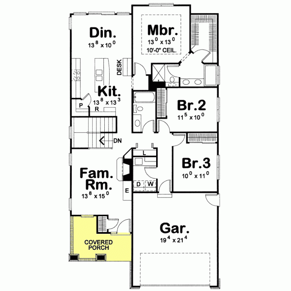 Main Floor Plan: 10-1119