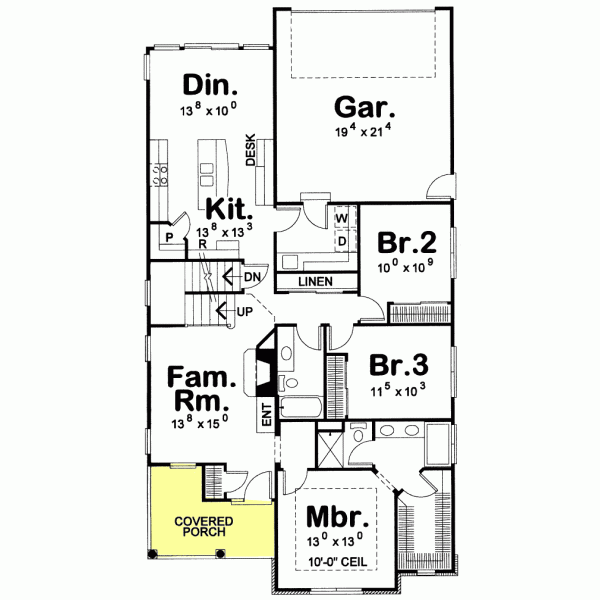 Main Floor Plan: 10-1121