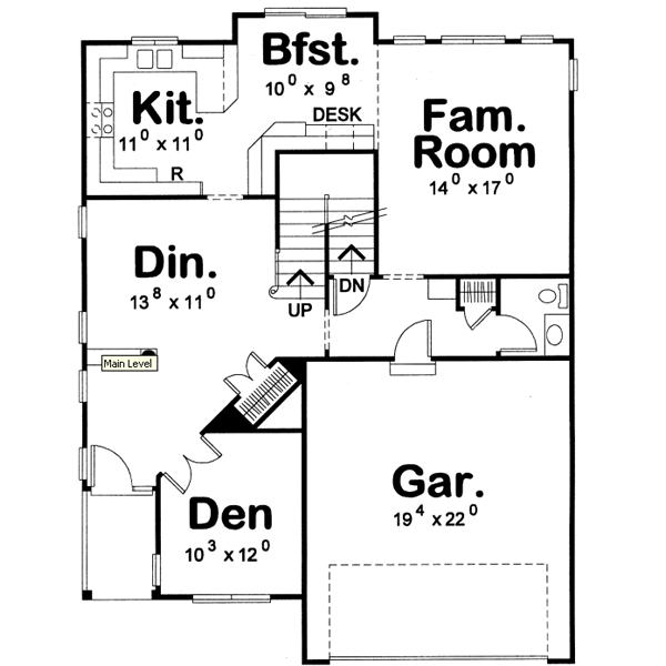 Main Floor Plan: 10-1123