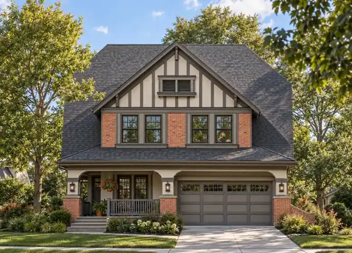 Craftsman house plans 10-1124 - front exterior, 2,111 sq ft, 3 bed, 2 bath house plans | Monster House Plans