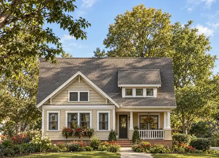 Craftsman house plans 10-1127 - front exterior, 1,617 sq ft, 3 bed, 2 bath house plans | Monster House Plans