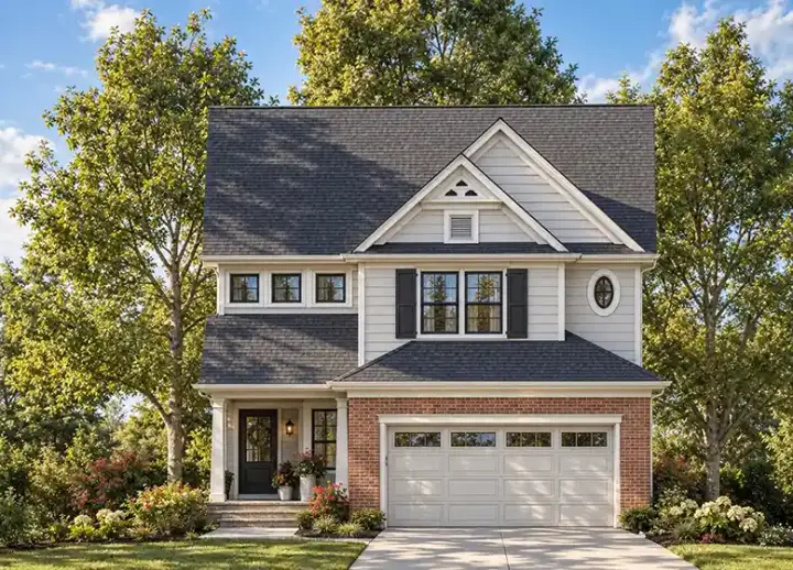 Traditional house plans 10-1129 - front exterior, 2,325 sq ft, 3 bed, 1 bath house plans | Monster House Plans
