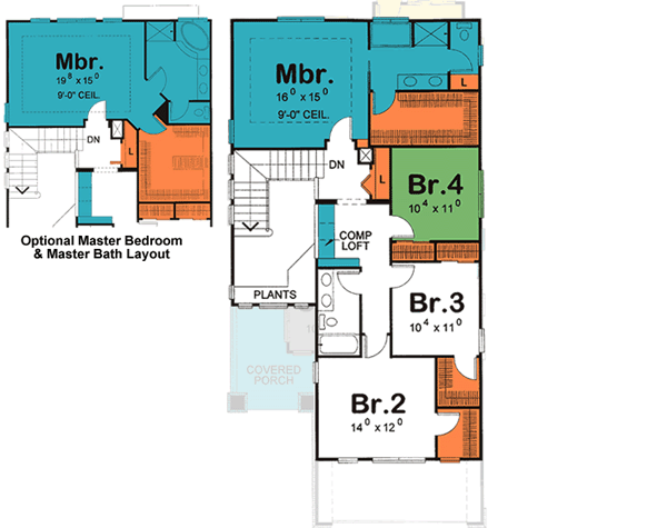 Upper/Second Floor Plan: 10-1131