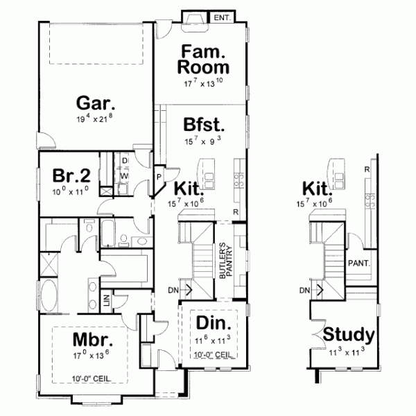 Main Floor Plan: 10-1134
