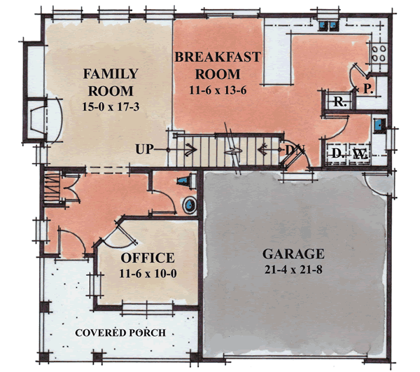 Main Floor Plan: 10-1136