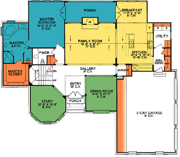 Main Floor Plan: 10-1192