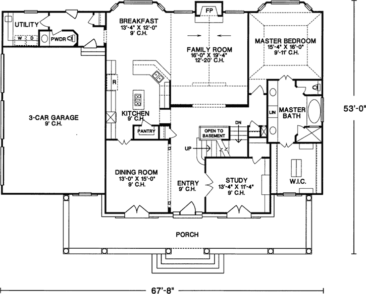 Main Floor Plan: 10-1194