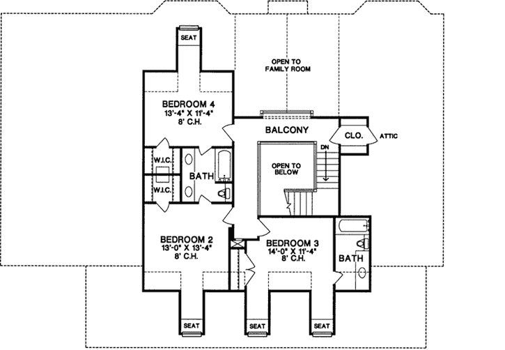 Upper/Second Floor Plan:10-1194