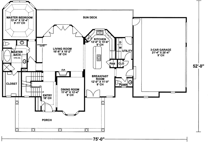 Main Floor Plan: 10-1198