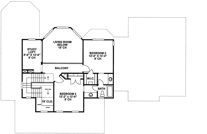 Upper/Second Floor Plan: 10-1198