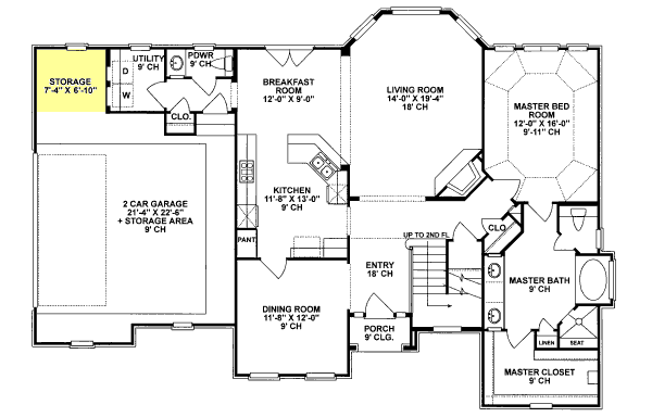 Main Floor Plan: 10-1202