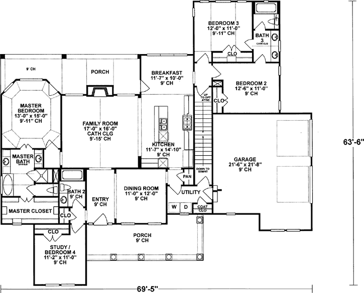 Main Floor Plan: 10-1203