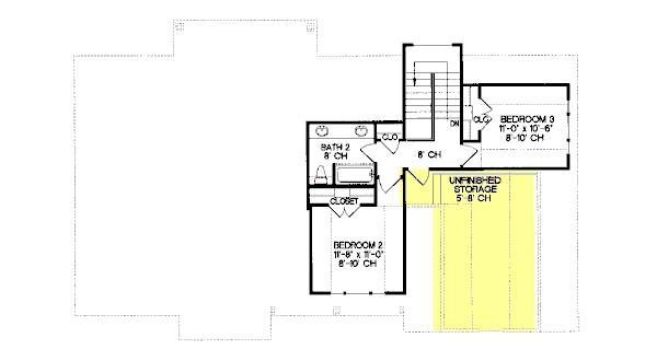 Upper/Second Floor Plan: 10-1227