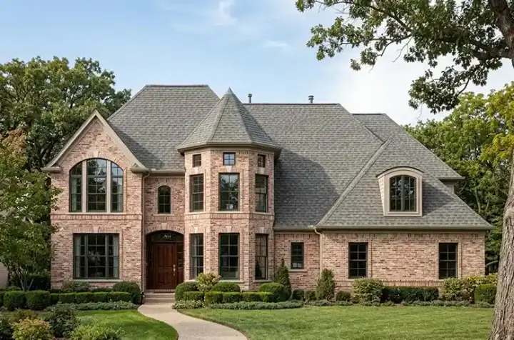 European house plans 10-1228 - front exterior, 2,777 sq ft, 4 bed, 3 bath house plans | Monster House Plans