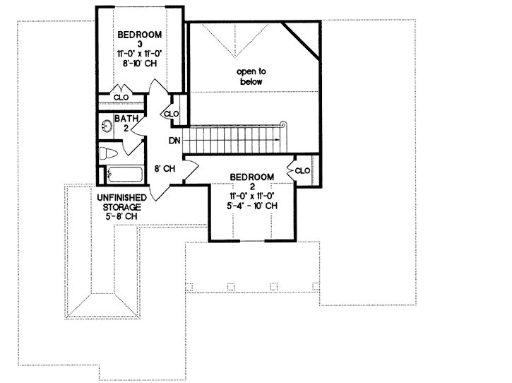 Upper/Second Floor Plan: 10-1241