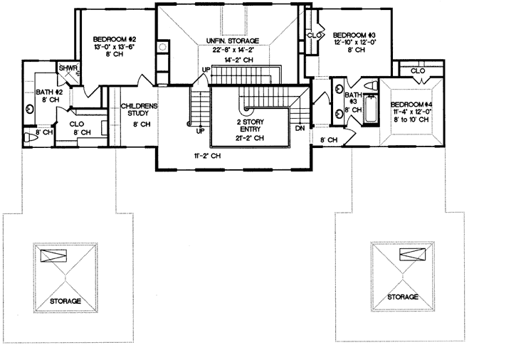 Upper/Second Floor Plan: 10-1246