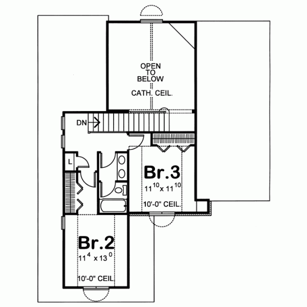 Upper/Second Floor Plan: 10-1252