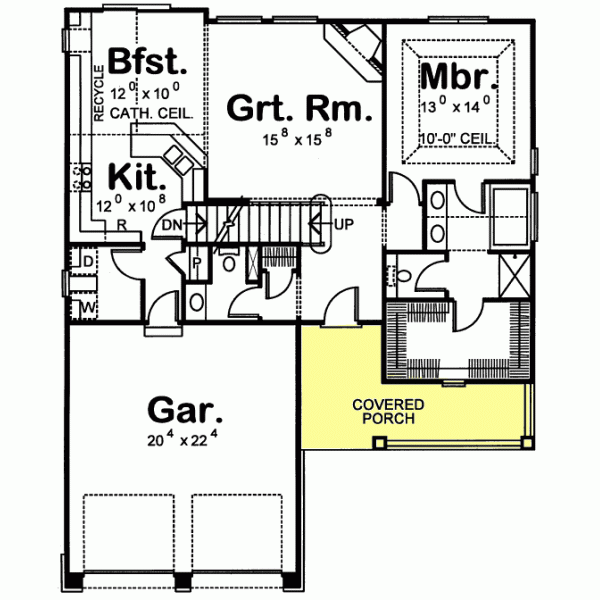 Main Floor Plan: 10-1254