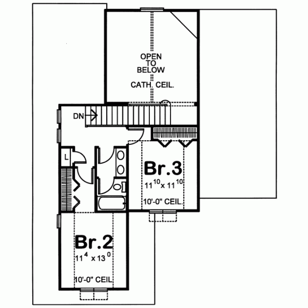 Upper/Second Floor Plan: 10-1254