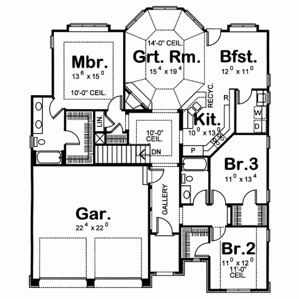 Main Floor Plan: 10-1255