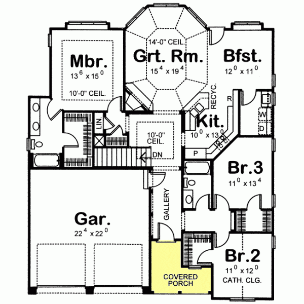 Main Floor Plan: 10-1257