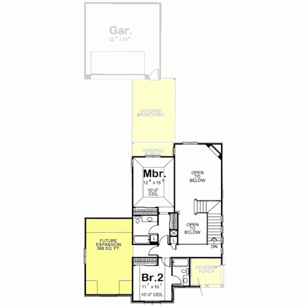 Upper/Second Floor Plan: 10-1258