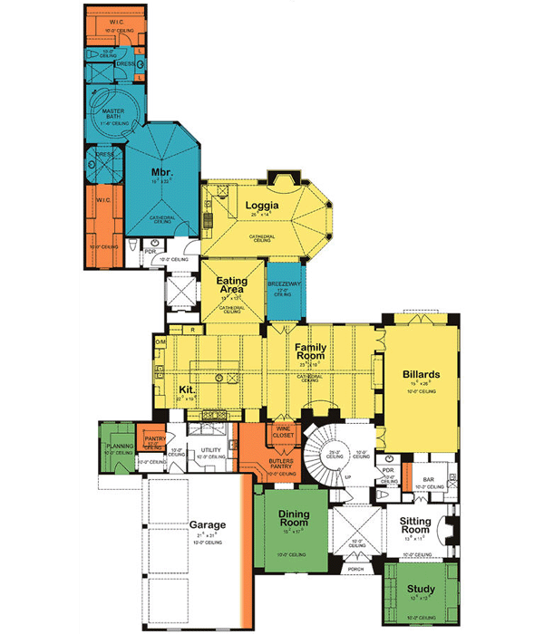 Main Floor Plan: 10-1291