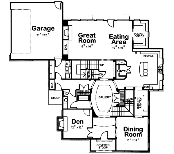 Main Floor Plan: 10-1300