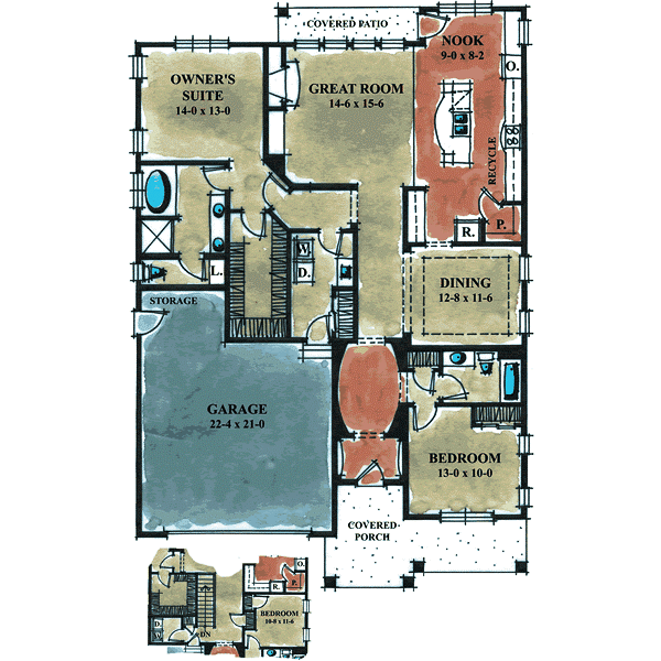 Main Floor Plan: 10-1304