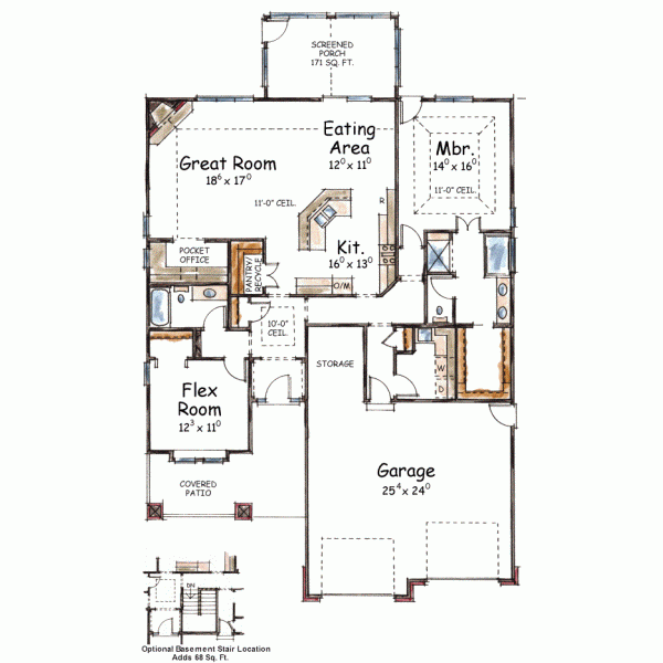 Main Floor Plan: 10-1329