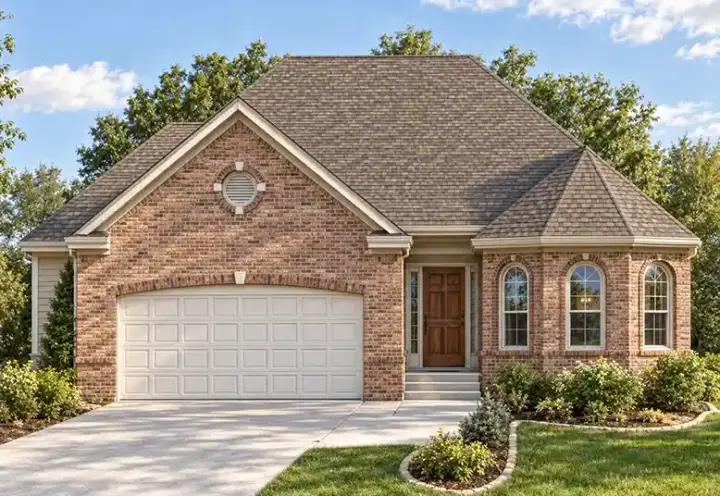 European house plans 10-1332 - front exterior, 1,492 sq ft, 2 bed, 2 bath house plans | Monster House Plans