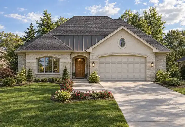 Mediterranean house plans 10-1339 - front exterior, 1,905 sq ft, 3 bed, 2 bath house plans | Monster House Plans