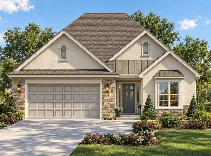 Traditional house plans 10-1345 - front exterior, 1,550 sq ft, 2 bed, 2 bath house plans | Monster House Plans