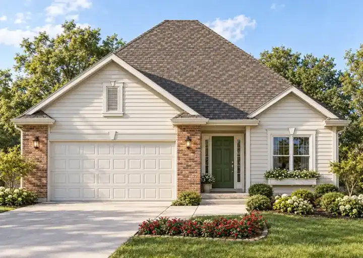 Traditional house plans 10-1346 - front exterior, 1,550 sq ft, 2 bed, 2 bath house plans | Monster House Plans