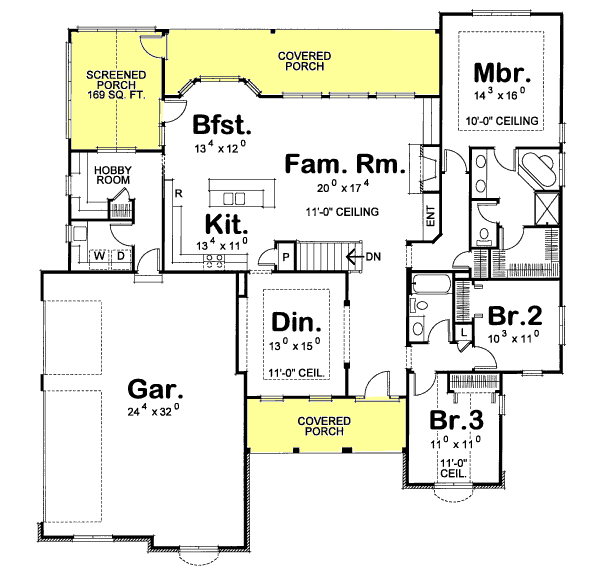 Main Floor Plan: 10-1348