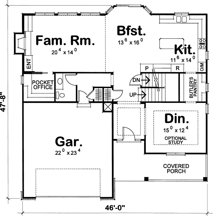 Main Floor Plan: 10-1350