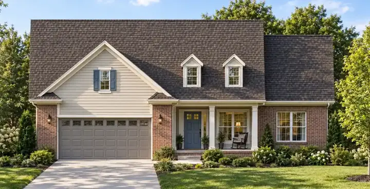 Traditional house plans 10-1351 - front exterior, 1,467 sq ft, 3 bed, 2 bath house plans | Monster House Plans