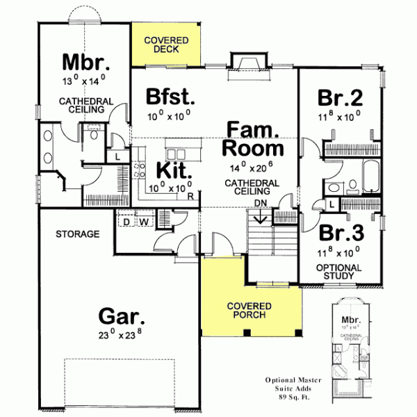 Main Floor Plan: 10-1351