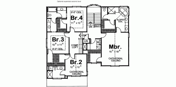 Craftsman Style Floor Plans 10-1355