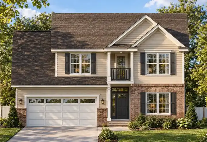 Traditional house plans 10-1356 - front exterior, 2,390 sq ft, 4 bed, 3 bath house plans | Monster House Plans