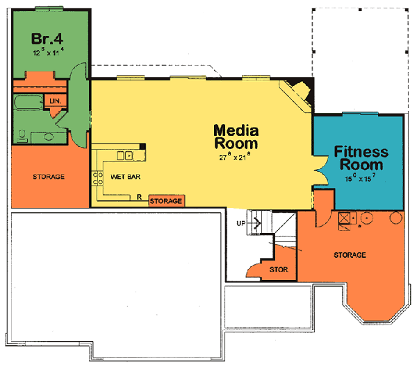 Lower Floor Plan: 10-1364